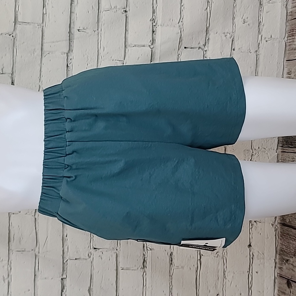 Callahan Soft Cotton High Rise Elastic Waist Pull On Nova Shorts Blue Nile NWT